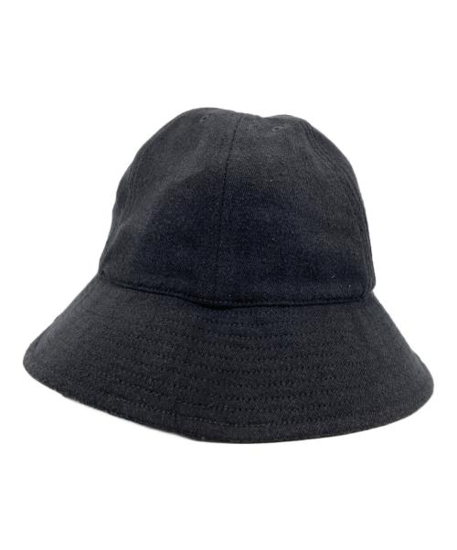 COMOLI（コモリ）COMOLI (コモリ) シルクネップ ハット ネイビーの古着・服飾アイテム