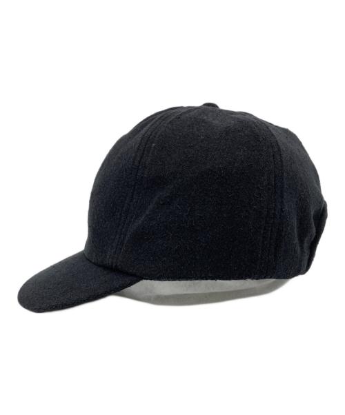 COMOLI（コモリ）COMOLI (コモリ) シルクネップ キャップ ブラックの古着・服飾アイテム