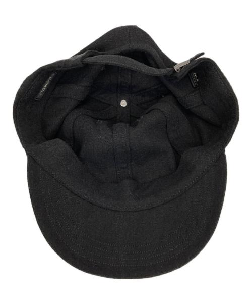 COMOLI（コモリ）COMOLI (コモリ) シルクネップ キャップ ブラックの古着・服飾アイテム
