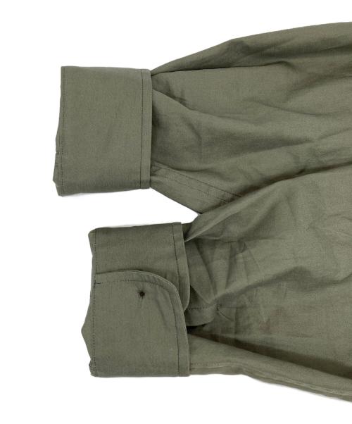 AURALEE（オーラリー）AURALEE (オーラリー) WASHED FINX TWILL BIG SHIRT グリーン サイズ:3の古着・服飾アイテム