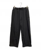 WILD THINGS×N.HOOLYWOODワイルドシングス×エヌ ハリウッド）の古着「WIDE EASY PANTS.」｜ブラック