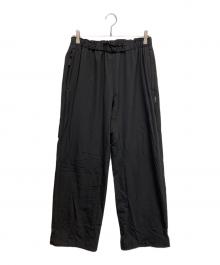 WILD THINGS×N.HOOLYWOOD（ワイルドシングス×エヌ ハリウッド）の古着「WIDE EASY PANTS.」｜ブラック