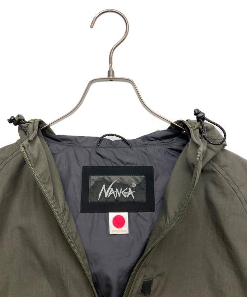 NANGA（ナンガ）NANGA (ナンガ) Grand PARK (グランド パーク) 焚火 (TAKIBI) シェルブルゾン オリーブ サイズ:48の古着・服飾アイテム