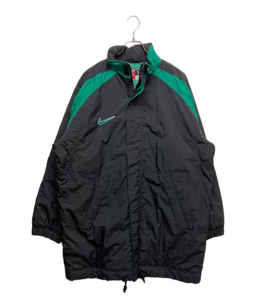 NIKE（ナイキ）NIKE (ナイキ) ナイロンジャケット グリーン×ブラック サイズ:XLの古着・服飾アイテム