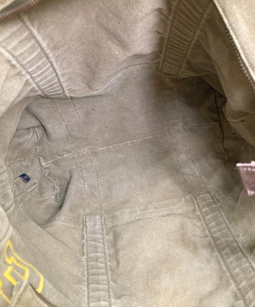 POLO RALPH LAUREN（ポロ・ラルフローレン）POLO RALPH LAUREN (ポロ・ラルフローレン) トートバッグ イエロー×カーキの古着・服飾アイテム