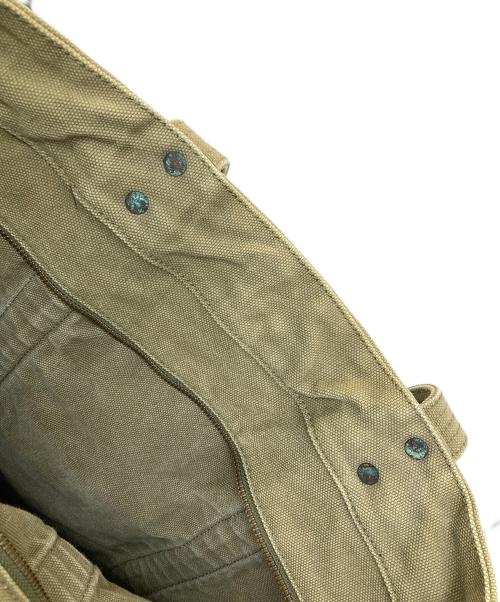 POLO RALPH LAUREN（ポロ・ラルフローレン）POLO RALPH LAUREN (ポロ・ラルフローレン) トートバッグ イエロー×カーキの古着・服飾アイテム
