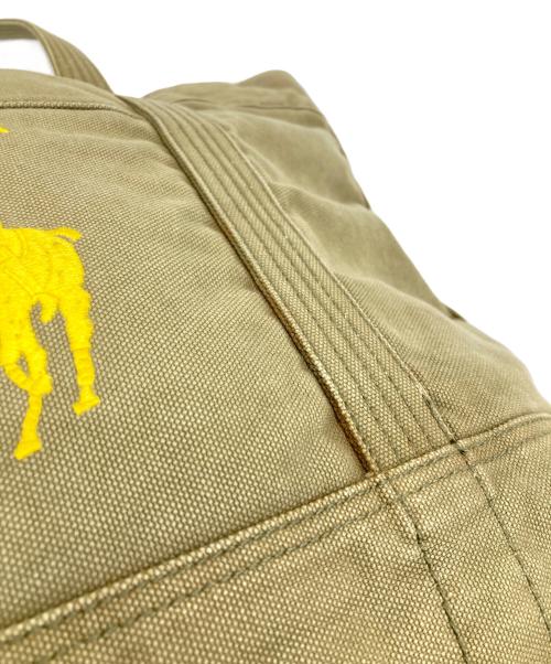 POLO RALPH LAUREN（ポロ・ラルフローレン）POLO RALPH LAUREN (ポロ・ラルフローレン) トートバッグ イエロー×カーキの古着・服飾アイテム