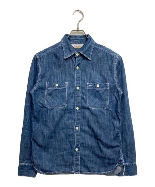FIVE BROTHER（ファイブブラザー）FIVE BROTHER (ファイブブラザー) デニムロングスリーブシャツ インディゴ サイズ:Sの古着・服飾アイテム