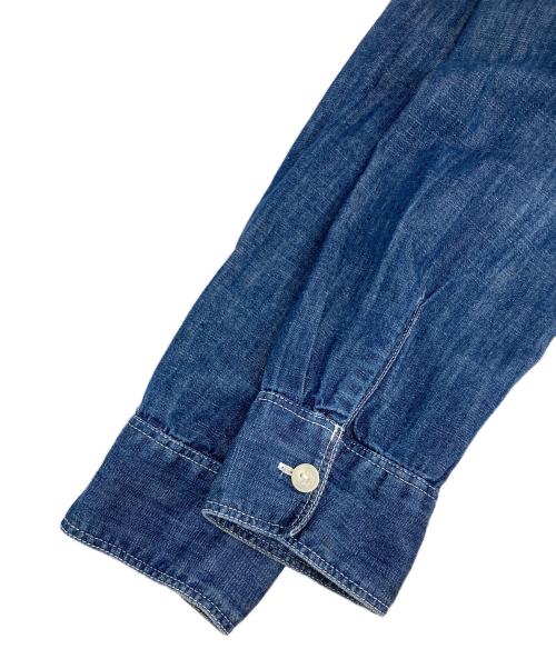 FIVE BROTHER（ファイブブラザー）FIVE BROTHER (ファイブブラザー) デニムロングスリーブシャツ インディゴ サイズ:Sの古着・服飾アイテム