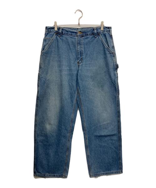 CarHartt（カーハート）CarHartt (カーハート) ワイドデニムパンツ インディゴ サイズ:36-30の古着・服飾アイテム