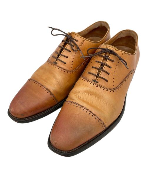SCOTCH GRAIN（スコッチグレイン）SCOTCH GRAIN (スコッチグレイン) belhomme-レザーシューズ ベージュ サイズ:25 1/2の古着・服飾アイテム