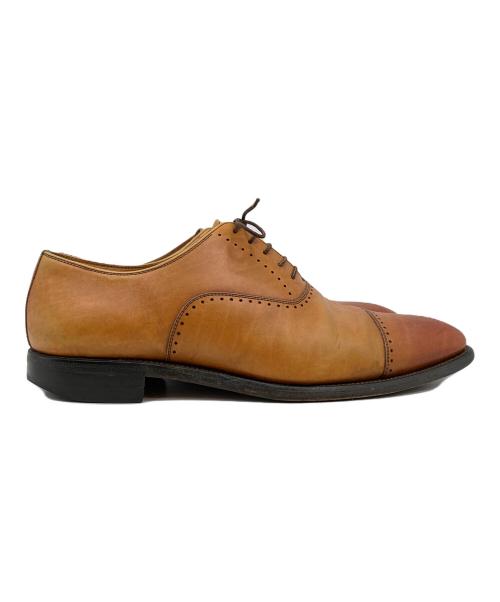 SCOTCH GRAIN（スコッチグレイン）SCOTCH GRAIN (スコッチグレイン) belhomme-レザーシューズ ベージュ サイズ:25 1/2の古着・服飾アイテム