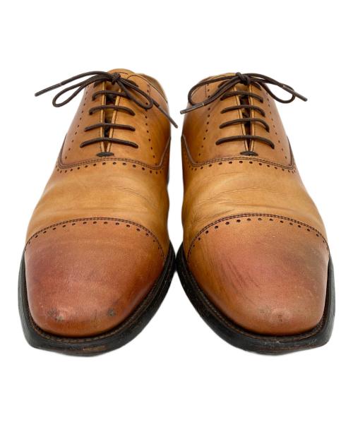 SCOTCH GRAIN（スコッチグレイン）SCOTCH GRAIN (スコッチグレイン) belhomme-レザーシューズ ベージュ サイズ:25 1/2の古着・服飾アイテム