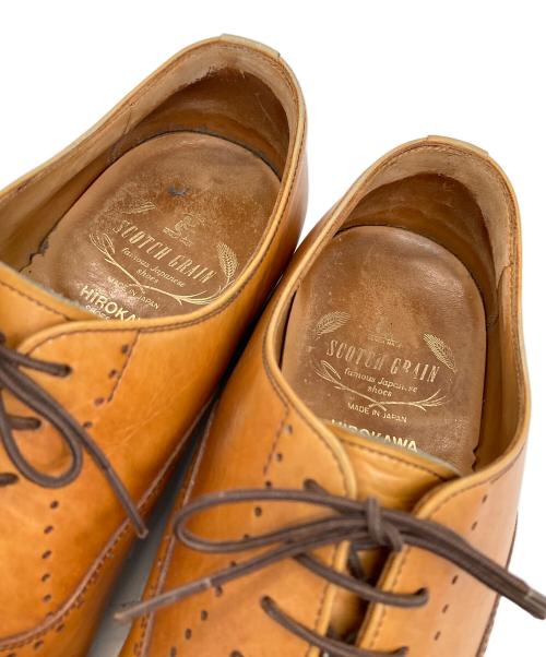 SCOTCH GRAIN（スコッチグレイン）SCOTCH GRAIN (スコッチグレイン) belhomme-レザーシューズ ベージュ サイズ:25 1/2の古着・服飾アイテム