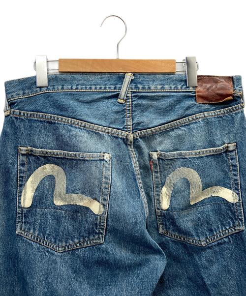 EVISU（エヴィス）EVISU (エヴィス) カモメデニムパンツ ブルー サイズ:38-35の古着・服飾アイテム