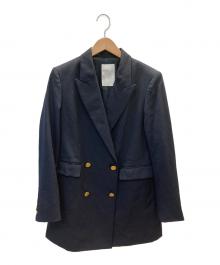 Noble（ノーブル）の古着「ピークドロングジャケット」｜ネイビー
