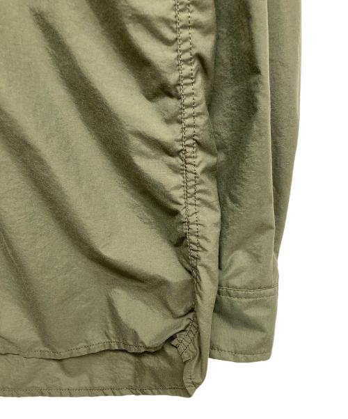 THE NORTH FACE（ザ ノース フェイス）THE NORTH FACE (ザ ノース フェイス) L/S Nuptse Shirt　トップス　シャツ　 オリーブ サイズ:Ｌの古着・服飾アイテム