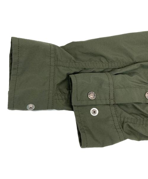 THE NORTH FACE（ザ ノース フェイス）THE NORTH FACE (ザ ノース フェイス) L/S Nuptse Shirt　トップス　シャツ　 オリーブ サイズ:Ｌの古着・服飾アイテム