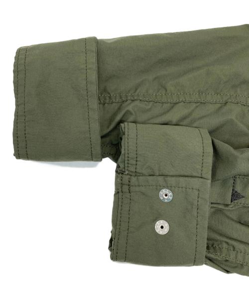 THE NORTH FACE（ザ ノース フェイス）THE NORTH FACE (ザ ノース フェイス) L/S Nuptse Shirt　トップス　シャツ　 オリーブ サイズ:Ｌの古着・服飾アイテム