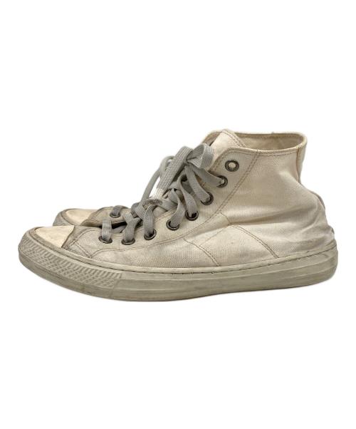 Maison Margiela（メゾンマルジェラ）Maison Margiela (メゾンマルジェラ) ハイカットスニーカー アイボリー サイズ:42の古着・服飾アイテム