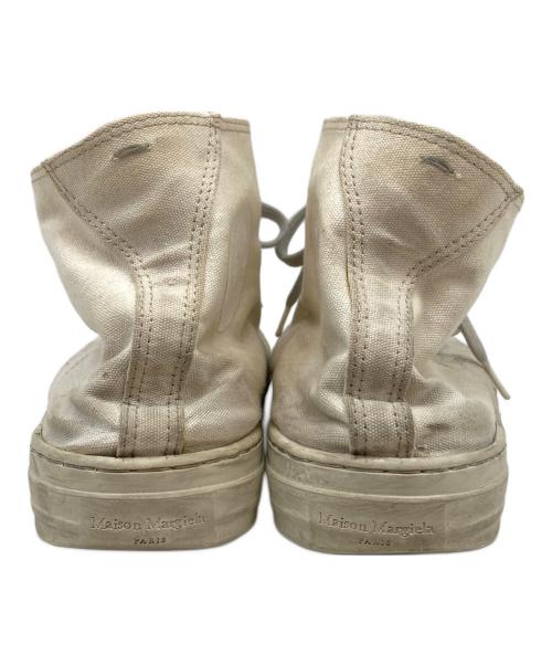 Maison Margiela（メゾンマルジェラ）Maison Margiela (メゾンマルジェラ) ハイカットスニーカー アイボリー サイズ:42の古着・服飾アイテム