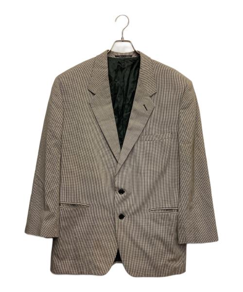 GIANNI VERSACE（ジャンニ・ヴェルサーチ）GIANNI VERSACE (ジャンニ・ヴェルサーチ) ピュアヴァージンウールテーラードジャケット ブラック サイズ:-の古着・服飾アイテム