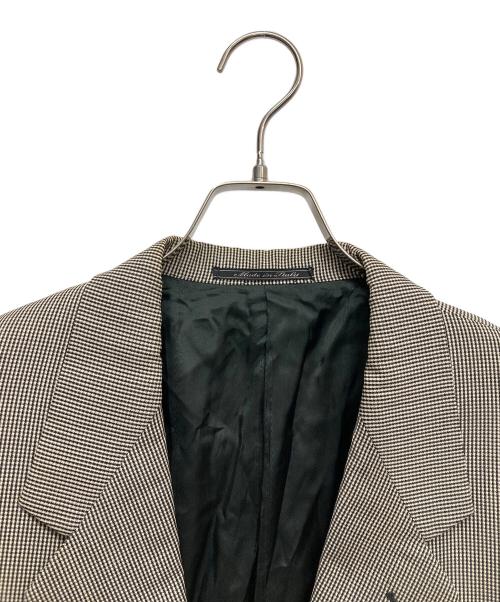 GIANNI VERSACE（ジャンニ・ヴェルサーチ）GIANNI VERSACE (ジャンニ・ヴェルサーチ) ピュアヴァージンウールテーラードジャケット ブラック サイズ:-の古着・服飾アイテム