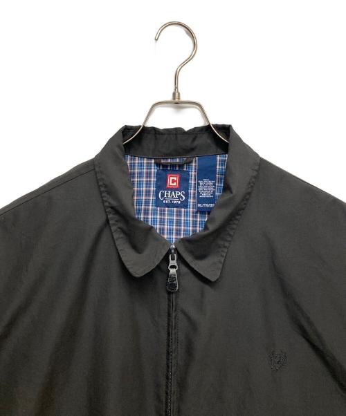CHAPS（チャップス）CHAPS (チャップス) ハリントンジャケット ブラック サイズ:XXLの古着・服飾アイテム