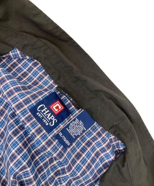 CHAPS（チャップス）CHAPS (チャップス) ハリントンジャケット ブラック サイズ:XXLの古着・服飾アイテム