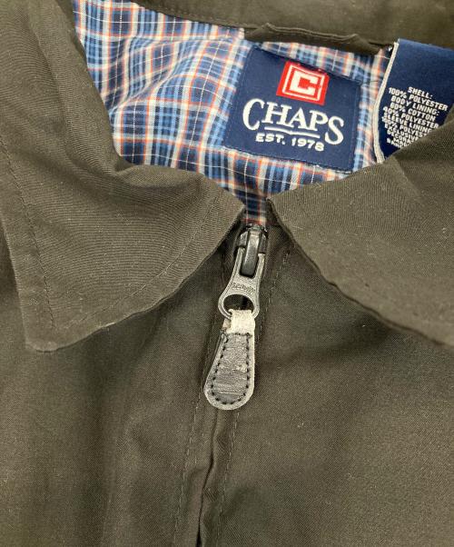 CHAPS（チャップス）CHAPS (チャップス) ハリントンジャケット ブラック サイズ:XXLの古着・服飾アイテム