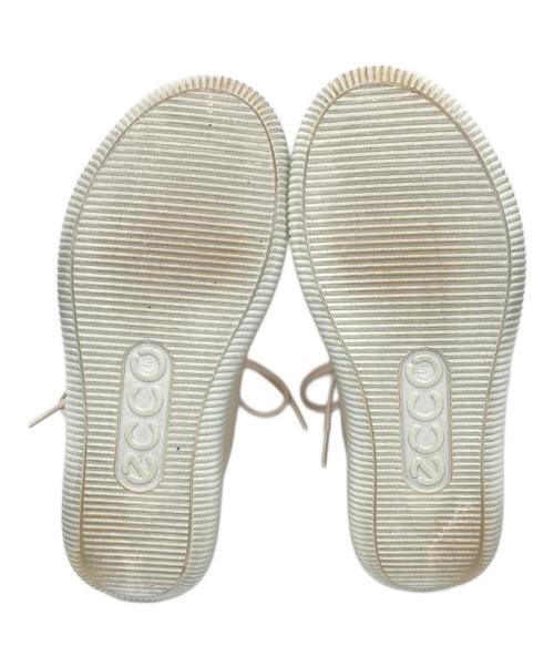 ECCO（エコー）ECCO (エコー) Soft Zero  スニーカー ベージュ サイズ:25.5の古着・服飾アイテム