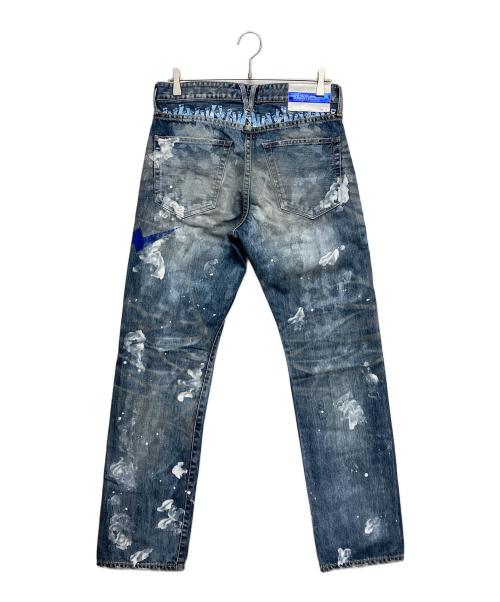 DENIM BY VANQUISH&FRAGMENT（デニムバイヴァンキッシュ&フラグメント）DENIM BY VANQUISH&FRAGMENT (デニムバイヴァンキッシュ&フラグメント) Wide Straight Denim Pants ブルー サイズ:32の古着・服飾アイテム