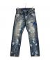 DENIM BY VANQUISH&FRAGMENT（デニムバイヴァンキッシュ&フラグメント）の古着「Wide Straight Denim Pants」｜ブルー