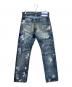 DENIM BY VANQUISH&FRAGMENT (デニムバイヴァンキッシュ&フラグメント) Wide Straight Denim Pants ブルー サイズ:32：10000円