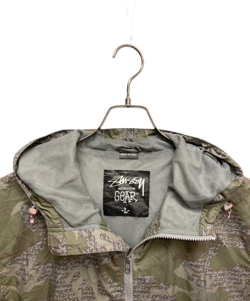 stussy（ステューシー）stussy (ステューシー) FUTURA (フューチュラ) 迷彩ベンチレーションジャケット グリーン サイズ:Lの古着・服飾アイテム