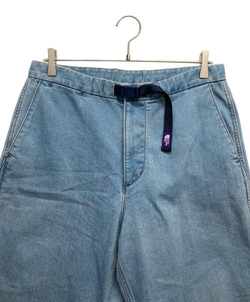 THE NORTH FACE（ザ ノース フェイス）THE NORTH FACE (ザ ノース フェイス) Webbing Belt Denim Wide Tapered Pants ブルー サイズ:W32の古着・服飾アイテム