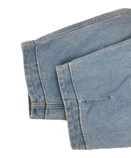 THE NORTH FACE（ザ ノース フェイス）THE NORTH FACE (ザ ノース フェイス) Webbing Belt Denim Wide Tapered Pants ブルー サイズ:W32の古着・服飾アイテム