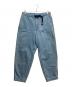 THE NORTH FACE（ザ ノース フェイス）の古着「Webbing Belt Denim Wide Tapered Pants」｜ブルー
