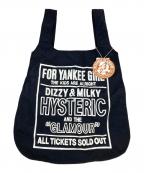Hysteric Glamourヒステリックグラマー）の古着「DIZZY＆MILKY 2WAYトートバッグ」｜ブラック