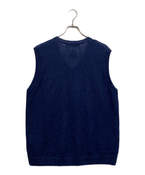 DAIRIKU（ダイリク）DAIRIKU (ダイリク) D Mohair School Knit Vest ネイビー サイズ:Fの古着・服飾アイテム