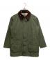 Barbour（バブアー）の古着「別注GAMEFAIR 2 ノンワックスコート」｜グリーン