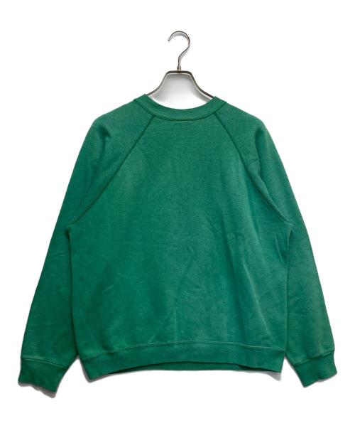 TULTEX（タルテックス）TULTEX (タルテックス) カレッジプリントラグランスウェット グリーン サイズ:Lの古着・服飾アイテム