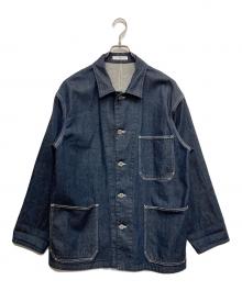 YLEVE（イレーヴ）の古着「コットンデニムカバーオールデニムジャケット」｜インディゴ