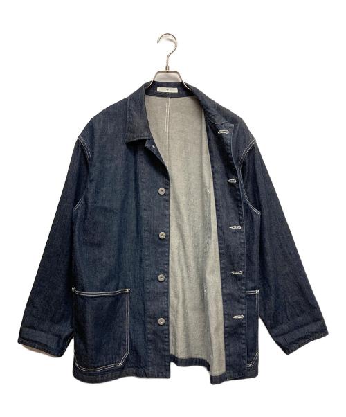 YLEVE（イレーヴ）YLEVE (イレーヴ) コットンデニムカバーオールデニムジャケット インディゴ サイズ:Mの古着・服飾アイテム