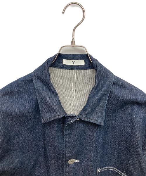 YLEVE（イレーヴ）YLEVE (イレーヴ) コットンデニムカバーオールデニムジャケット インディゴ サイズ:Mの古着・服飾アイテム