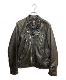 Schott（ショット）の古着「ラムレザーダブルライダースジャケット」｜ブラック