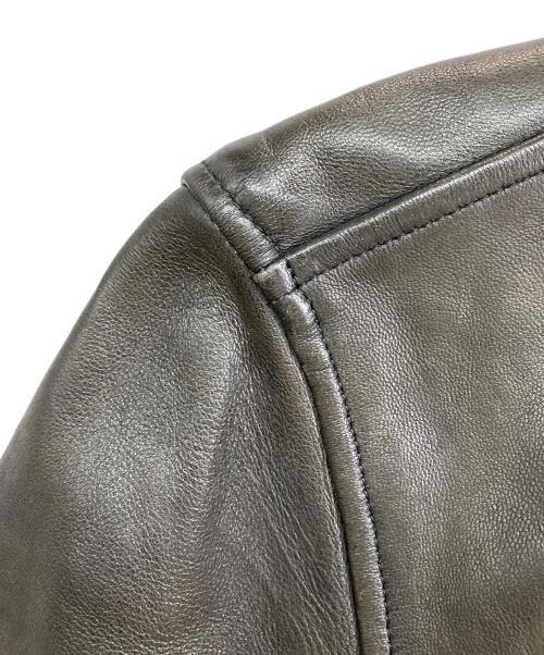 Schott（ショット）Schott (ショット) ラムレザーダブルライダースジャケット ブラック サイズ:Lの古着・服飾アイテム