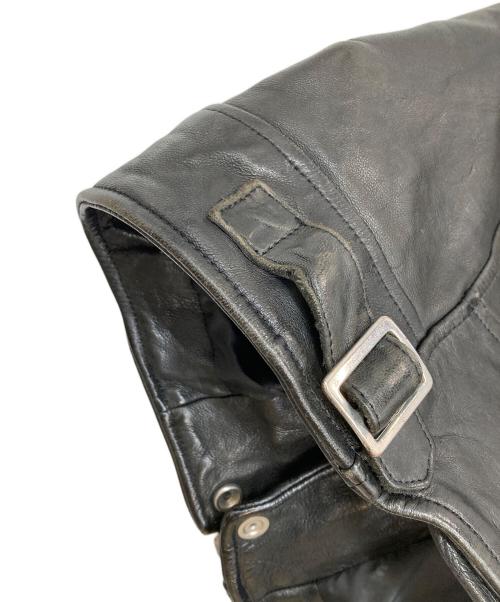 Schott（ショット）Schott (ショット) ラムレザーダブルライダースジャケット ブラック サイズ:Lの古着・服飾アイテム
