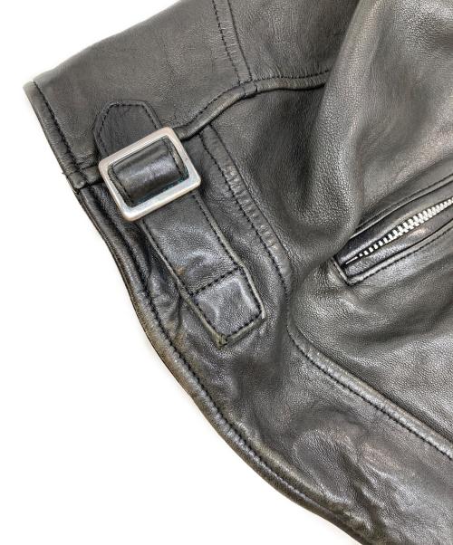 Schott（ショット）Schott (ショット) ラムレザーダブルライダースジャケット ブラック サイズ:Lの古着・服飾アイテム
