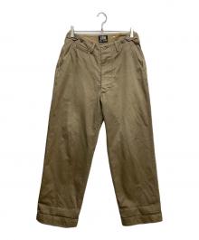 NIGEL CABOURN×JOURNAL STANDARD（ナイジェルケーボン×ジャーナルスタンダード）の古着「ワークワイドチノ」｜カーキ